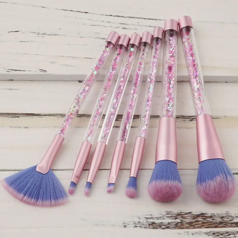 New Glitter Crystal Makeup Brush Set 7pcs Diamond Professional Brushes Concealer Make Up Brush Set Mermaid Brush
New Glitter Crystal Makeup Brush Set 7pcs Diamond Professional Brushes Concealer Make Up Brush Set Mermaid Brush
