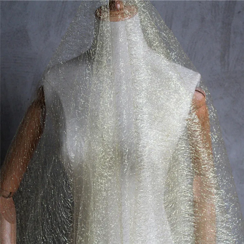 Lace7 1Yard Fashion Irregular Hollow out Mesh Fabric Perspective Golden Gauze Wedding Dress Veil Lace Fabric The Curtain Cloth
Lace7 1Yard Fashion Irregular Hollow out Mesh Fabric Perspective Golden Gauze Wedding Dress Veil Lace Fabric The Curtain Cloth
