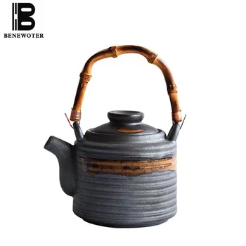 1000/1200ml Black Zen Japanese Style Teapots Teacup Vintage Ceramic Kettle High Capacity Tea Pot Japanese Restaurant Drinkware
1000/1200ml Black Zen Japanese Style Teapots Teacup Vintage Ceramic Kettle High Capacity Tea Pot Japanese Restaurant Drinkware