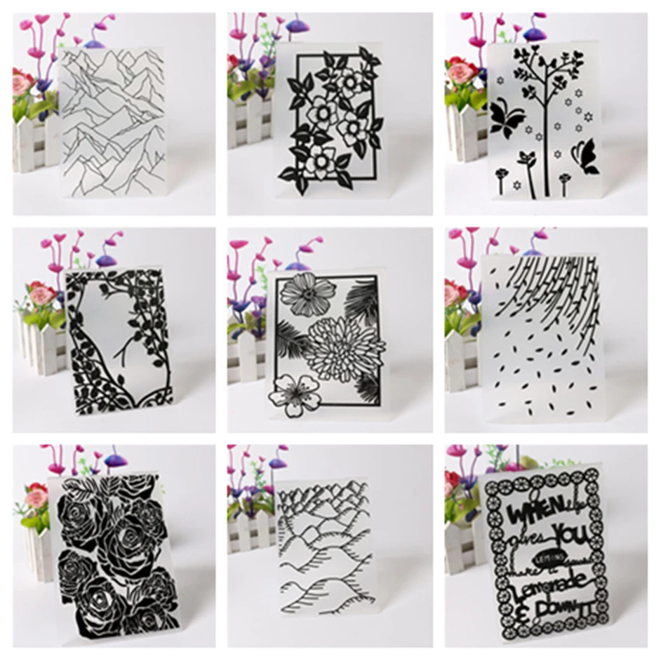 1pc Transparent Plastic Template Craft Embossing Folder For Scrapbooking DIY Photo Album Paper Cards Making Wedding Decoration
1pc Transparent Plastic Template Craft Embossing Folder For Scrapbooking DIY Photo Album Paper Cards Making Wedding Decoration