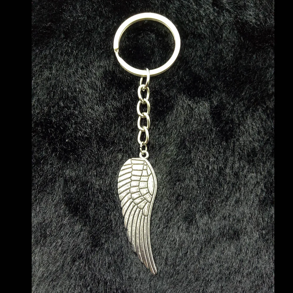 New Fashion Keychain 45*15 mm angel wings Pendants DIY Men Jewelry Car Key Chain Ring Holder Souvenir For Gift
New Fashion Keychain 45*15 mm angel wings Pendants DIY Men Jewelry Car Key Chain Ring Holder Souvenir For Gift