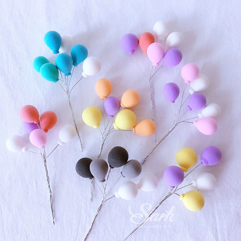 3Pcs Pure Black White Pink Blue Orange Purple Clay Balloon Collection Cake Topper for Party Decoration Dessert lovely Gifts
3Pcs Pure Black White Pink Blue Orange Purple Clay Balloon Collection Cake Topper for Party Decoration Dessert lovely Gifts