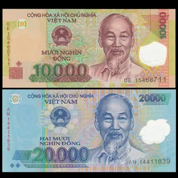 Vietnam Set 2 PCS/1 PCS ,10000,20000 Dong, 2011-2017, P-119,P-120, Polymer, Asian Collectibles,UNC, Genuine, Original, Banknotes
Vietnam Set 2 PCS/1 PCS ,10000,20000 Dong, 2011-2017, P-119,P-120, Polymer, Asian Collectibles,UNC, Genuine, Original, Banknotes