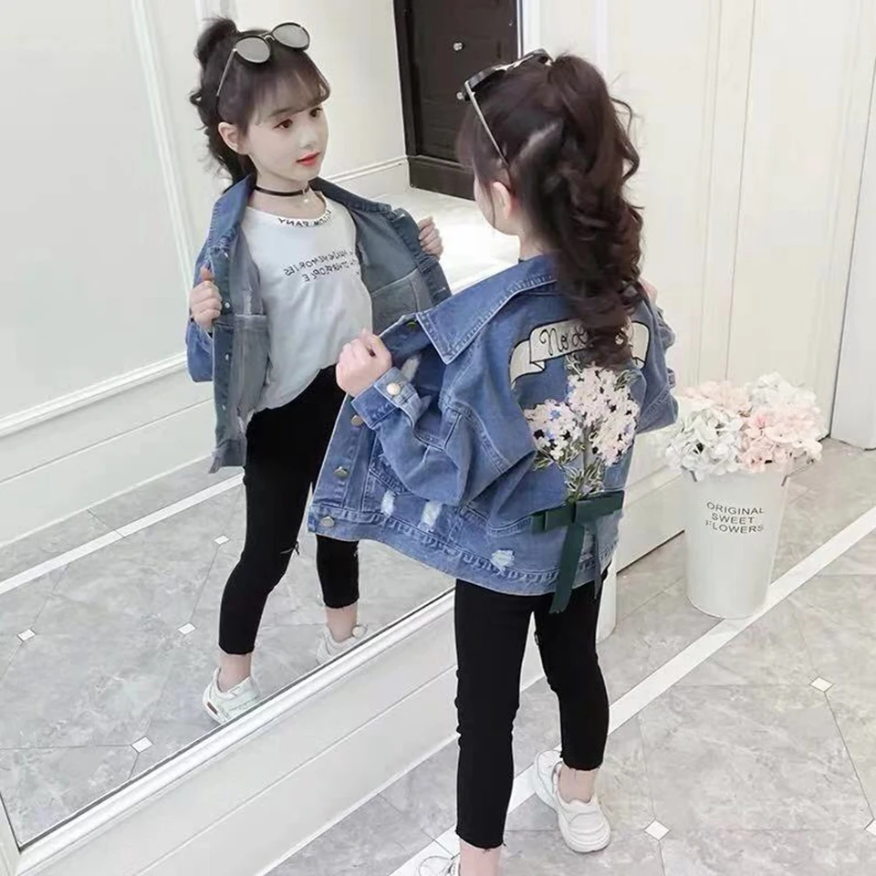 3-4-6-8-10-12-13 Yrs NEW Girls Cotton Autumn Fashion Denim Jacket&Outwear Children Jackets Coats Girls Spring Warm Kids Coat
3-4-6-8-10-12-13 Yrs NEW Girls Cotton Autumn Fashion Denim Jacket&Outwear Children Jackets Coats Girls Spring Warm Kids Coat