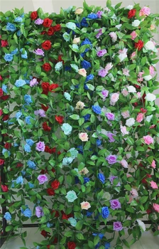 245CM Long Artificial Silk Flower Vine 16 Colors Roses Flower Rattan Plants Leaves Home Wall Garden Wedding Decoration Supplies
245CM Long Artificial Silk Flower Vine 16 Colors Roses Flower Rattan Plants Leaves Home Wall Garden Wedding Decoration Supplies