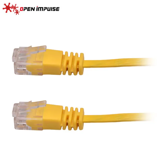 Ultra Flat CAT6 Cable Yellow Color 3