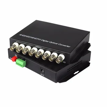 High Quality HD CVI 8 Channel Video Fiber Optical Converters +RS485 Transmitter Receiver -For 720P 960P AHD CVI HD Cameras CCTV
High Quality HD CVI 8 Channel Video Fiber Optical Converters +RS485 Transmitter Receiver -For 720P 960P AHD CVI HD Cameras CCTV