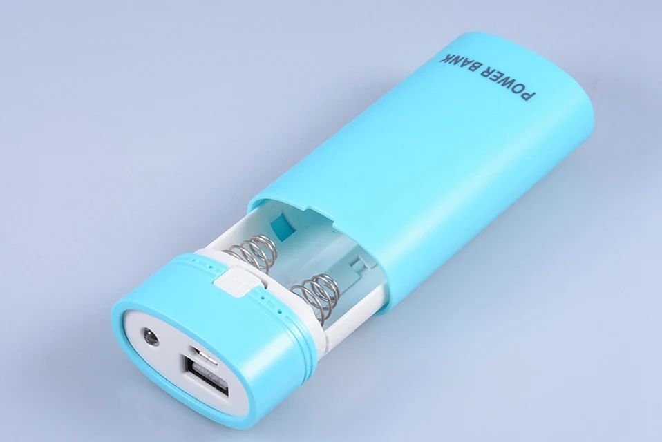 (No Battery) DIY Power Bank 218650 Box 1 Ports USB Powerbank Case Pover Bank Portable Poverbank 18650 Phone Charger Bank Power (7)