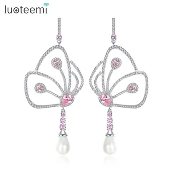 LUOTEEMI Hot Vintage Abstract Butterfly Drop Earrings for Woman Girl Zircon Long Dangle Brincos Punk Fashion Party Accessories
LUOTEEMI Hot Vintage Abstract Butterfly Drop Earrings for Woman Girl Zircon Long Dangle Brincos Punk Fashion Party Accessories
