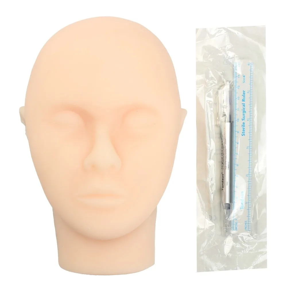 Мягкая силиконовая головка модель шва для кожи медицинский мини пластик