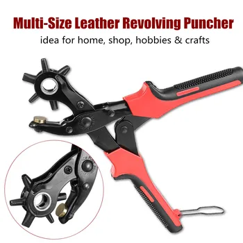 10 Inch DIY Leather Hole Punch Belt Revolving Puncher Eyelet Hole Hand Pliers Craft Tools Fabrics Sewing Puncher Strap Machine
10 Inch DIY Leather Hole Punch Belt Revolving Puncher Eyelet Hole Hand Pliers Craft Tools Fabrics Sewing Puncher Strap Machine