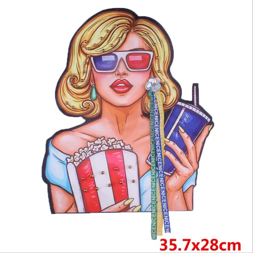 Portrait large cloth stickers small beauty embroidery patch clothing accessories diy decorative pattern
Portrait large cloth stickers small beauty embroidery patch clothing accessories diy decorative pattern