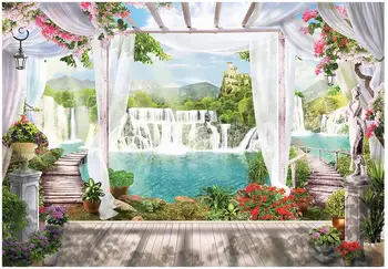 Customized 3d photo wallpaper 3d wall murals wallpaper 3 d waterfall scenery scenic balcony wallpaper background wall home decor
Customized 3d photo wallpaper 3d wall murals wallpaper 3 d waterfall scenery scenic balcony wallpaper background wall home decor