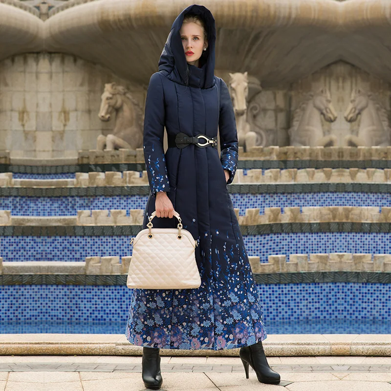 High Quality S-4XL Cotton Wool Big Coat Women Printed Flowers Winter Navy Parka Plus Size X long Jacket Warm With Belt Cap 1037
High Quality S-4XL Cotton Wool Big Coat Women Printed Flowers Winter Navy Parka Plus Size X long Jacket Warm With Belt Cap 1037