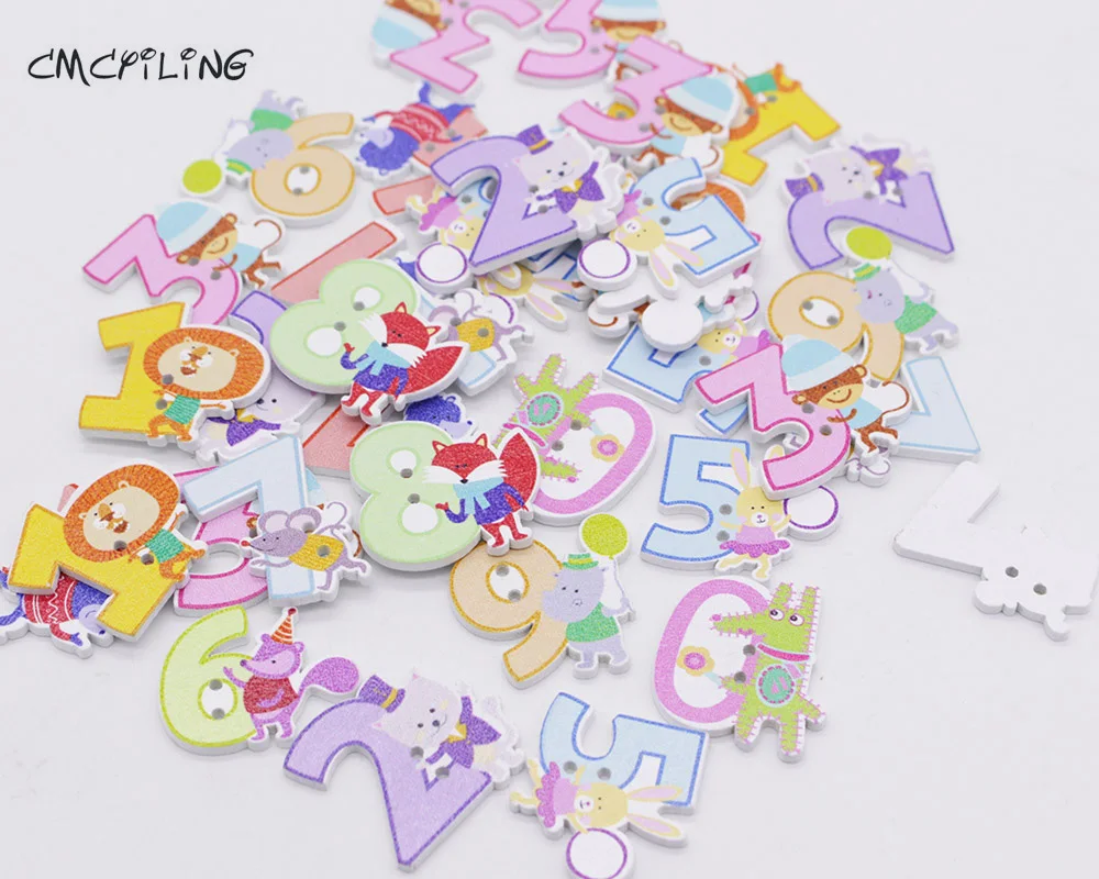 CMCYILING Cute Animal Number 0-9 Design Wooden Buttons 2 Holes Garment Botoes For DIY Sewing Scrapbooking Home Accessories Tools
CMCYILING Cute Animal Number 0-9 Design Wooden Buttons 2 Holes Garment Botoes For DIY Sewing Scrapbooking Home Accessories Tools