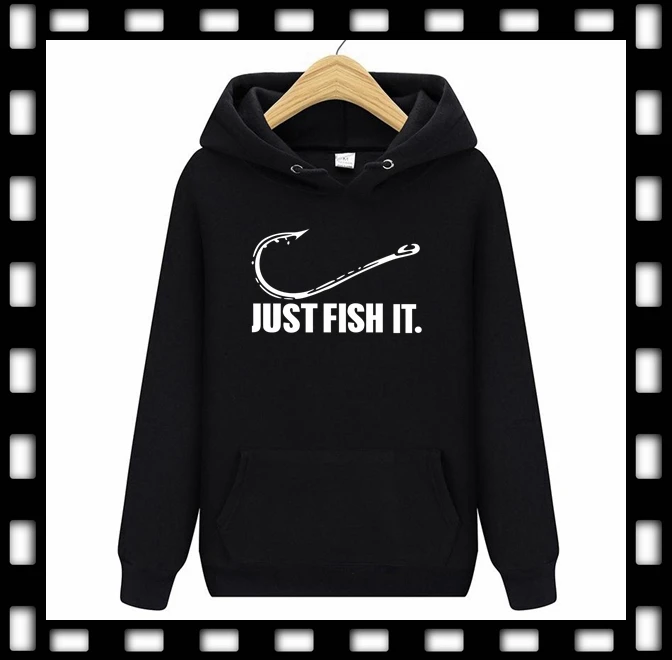 Fishing Sweatshirts Men Just Fish It Hooded Funny Fishing Angler Hook Bait&Tackle Preshrunk Women Jacket Men's Hoodies 2019
Fishing Sweatshirts Men Just Fish It Hooded Funny Fishing Angler Hook Bait&Tackle Preshrunk Women Jacket Men's Hoodies 2019