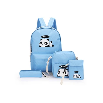 4Pcs/Set Women Cute Panda Print Backpacks 2019 Newest Backpack Girls Mochila Feminine Large Capacity Canvas Shoulder Schoolbags
4Pcs/Set Women Cute Panda Print Backpacks 2019 Newest Backpack Girls Mochila Feminine Large Capacity Canvas Shoulder Schoolbags