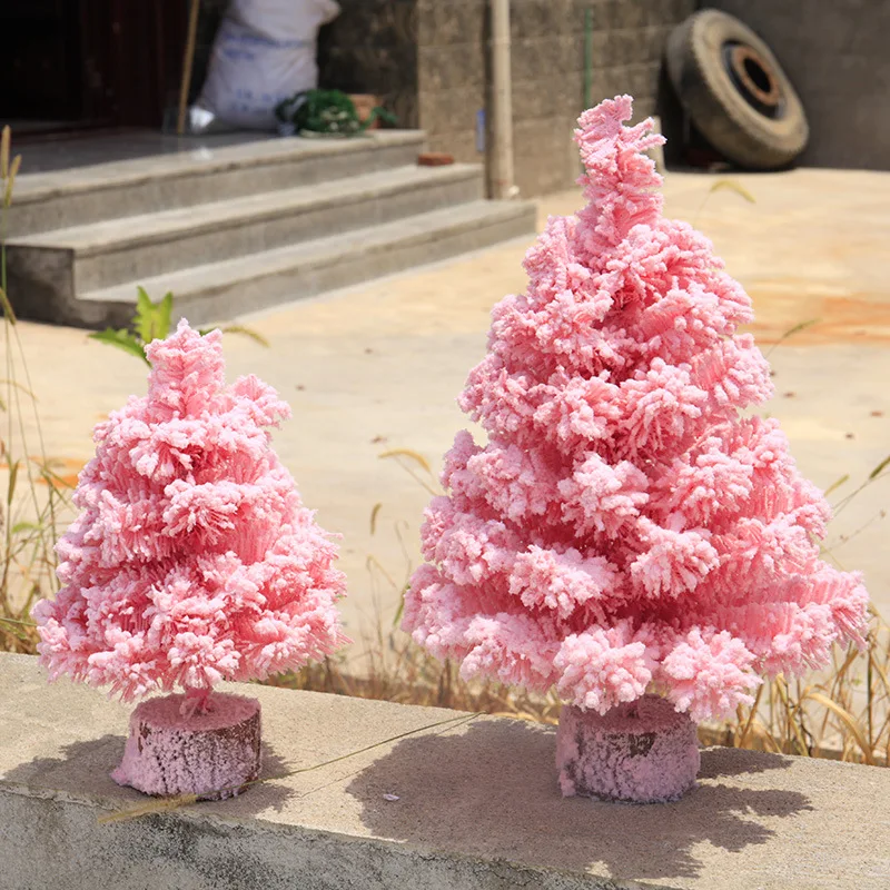 Pink Mini Christmas Tree Flocking Cedar Faux Festival Wedding Xmas Tree Decorations 45CM 60CM
Pink Mini Christmas Tree Flocking Cedar Faux Festival Wedding Xmas Tree Decorations 45CM 60CM
