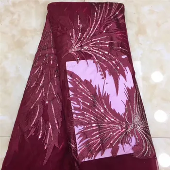 Charming party dress material French net lace fabric African tulle cloth with sequins PDN99(5yards/pc)
Charming party dress material French net lace fabric African tulle cloth with sequins PDN99(5yards/pc)