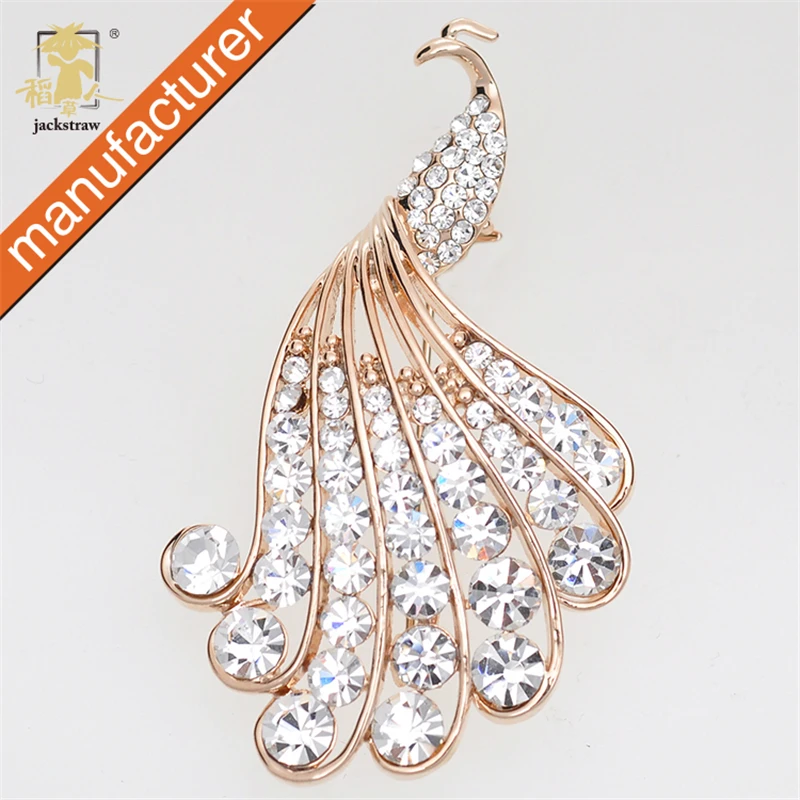 China handmade Noble peacock jewelry pin cheap rhinestone brooches wholesale for wedding dresses
China handmade Noble peacock jewelry pin cheap rhinestone brooches wholesale for wedding dresses