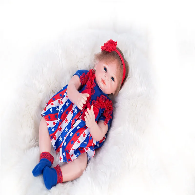 SanyDoll 19 inch 48 cm Silicone baby reborn dolls, lifelike doll reborn Beautiful dress baby Christmas gift
SanyDoll 19 inch 48 cm Silicone baby reborn dolls, lifelike doll reborn Beautiful dress baby Christmas gift