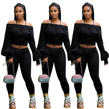 Women Two Piece Sets Long Sleeve Off Shoulder T-Shirt And Long Legging PantsTracksuits Women Runing Sporting Slash Neck Outfits
Women Two Piece Sets Long Sleeve Off Shoulder T-Shirt And Long Legging PantsTracksuits Women Runing Sporting Slash Neck Outfits
