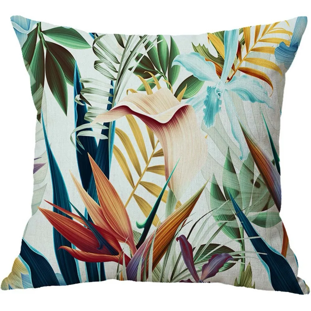 Botanic Tropical Plants Throw Pillow Cover Green Leaf of Tropical Palm Telopea Monstera Home Decorective Cushion Case
Botanic Tropical Plants Throw Pillow Cover Green Leaf of Tropical Palm Telopea Monstera Home Decorective Cushion Case