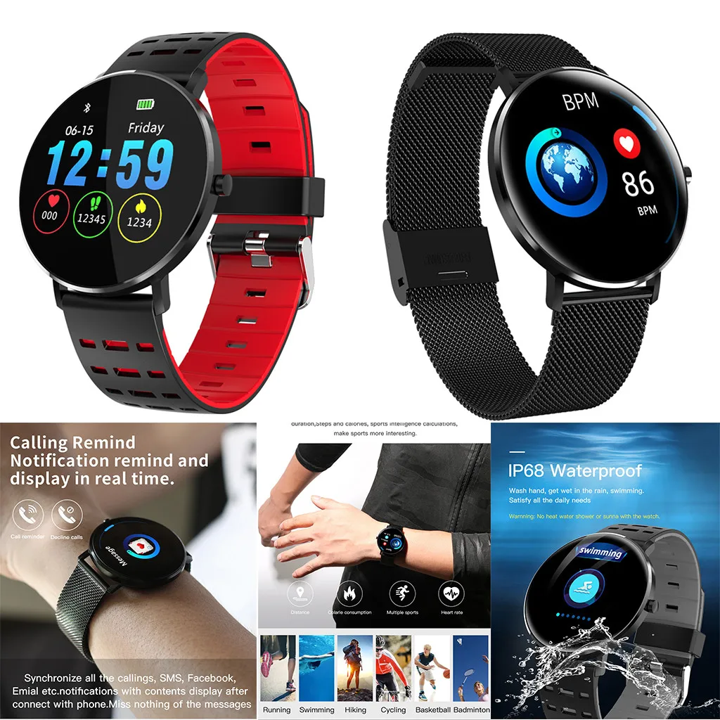 L6 1.22Inch Color Full Screen IP68 Waterproof Heart Rate Monitor Smart Watch Relogio SmartWatch Phone For IOS And Android
L6 1.22Inch Color Full Screen IP68 Waterproof Heart Rate Monitor Smart Watch Relogio SmartWatch Phone For IOS And Android