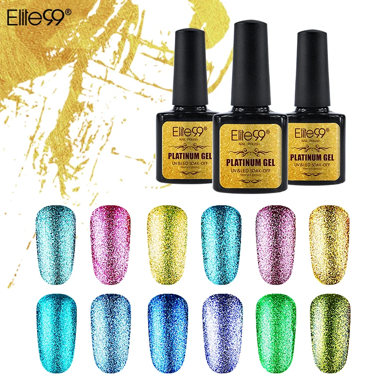 Elite99 Bling Shimmer Platinum Gel Polish Varnish UV LED Soak Off Nail Art Painting Gel UV Gel Kit Manicure UV Nail Polish 10ml
Elite99 Bling Shimmer Platinum Gel Polish Varnish UV LED Soak Off Nail Art Painting Gel UV Gel Kit Manicure UV Nail Polish 10ml