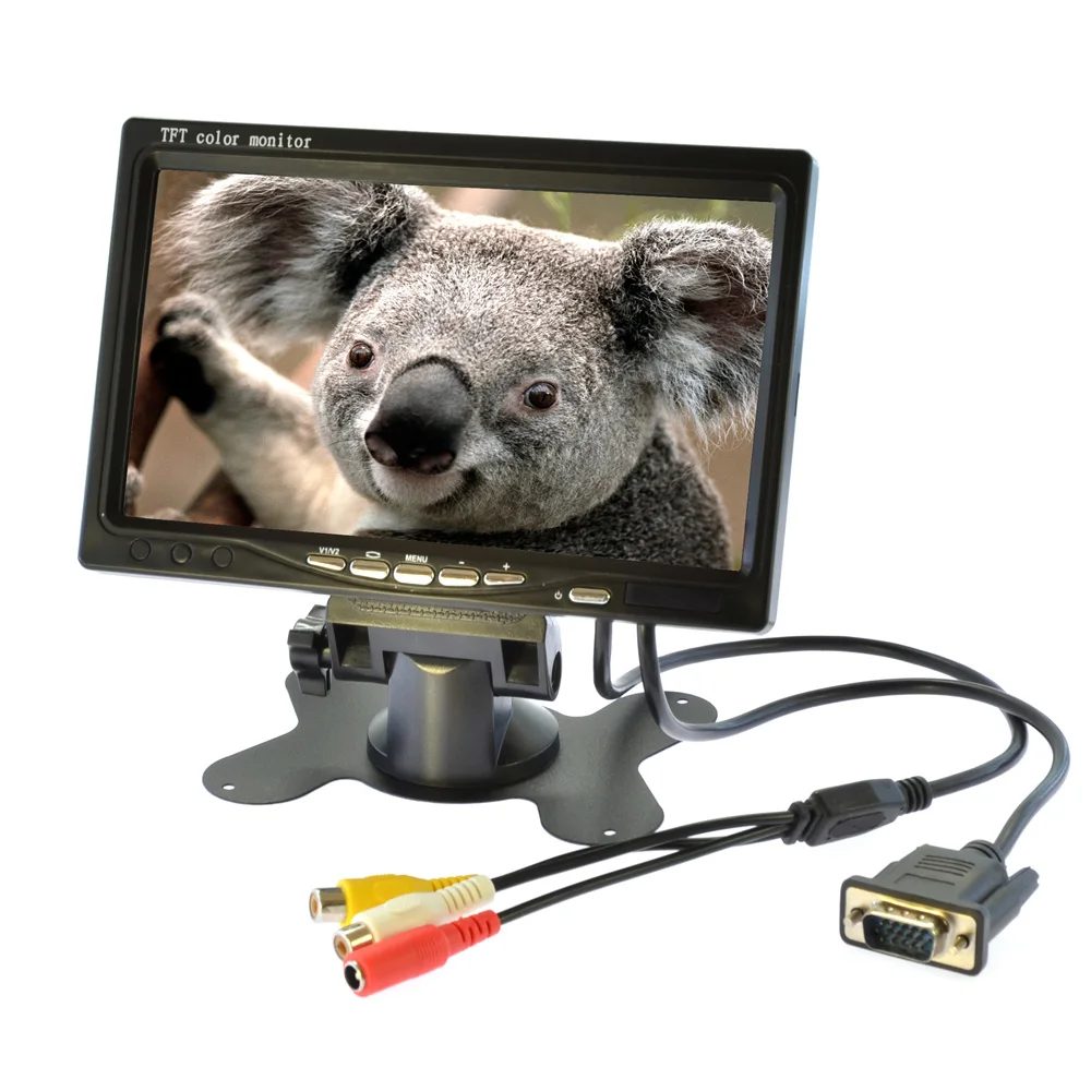 7" Inch TFT-LCD high-definition LCD Car Monitor HD Digital VGA/AV Car VCR Monitor 2 Video AV In 1024x600
7" Inch TFT-LCD high-definition LCD Car Monitor HD Digital VGA/AV Car VCR Monitor 2 Video AV In 1024x600
