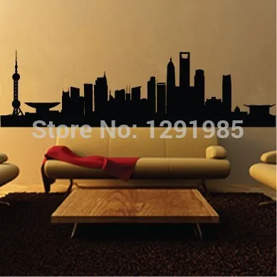 ShangHai China Skyline - Famous Landmarks Removable Wall Decor Decal Sticker Fashion Free Shipping
ShangHai China Skyline - Famous Landmarks Removable Wall Decor Decal Sticker Fashion Free Shipping