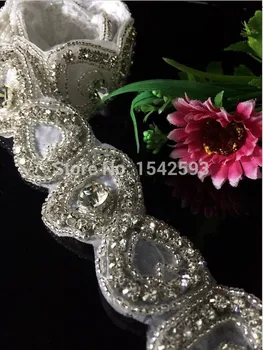 Rhinestone decorationBridal Sash,Headband floral crown belt luxury brand Crystal Applique Beaded Trim for Wedding dress
Rhinestone decorationBridal Sash,Headband floral crown belt luxury brand Crystal Applique Beaded Trim for Wedding dress