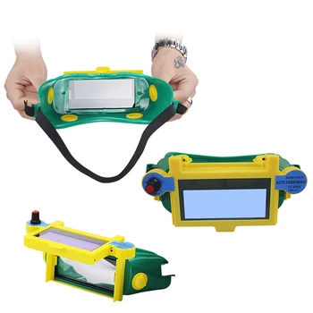 Solar Auto Darken Shading Welder Eyes Mask Helmet Eyes Goggle/Welder Glasses for ARC TIG MMA MIG MAG Welding Machine
Solar Auto Darken Shading Welder Eyes Mask Helmet Eyes Goggle/Welder Glasses for ARC TIG MMA MIG MAG Welding Machine