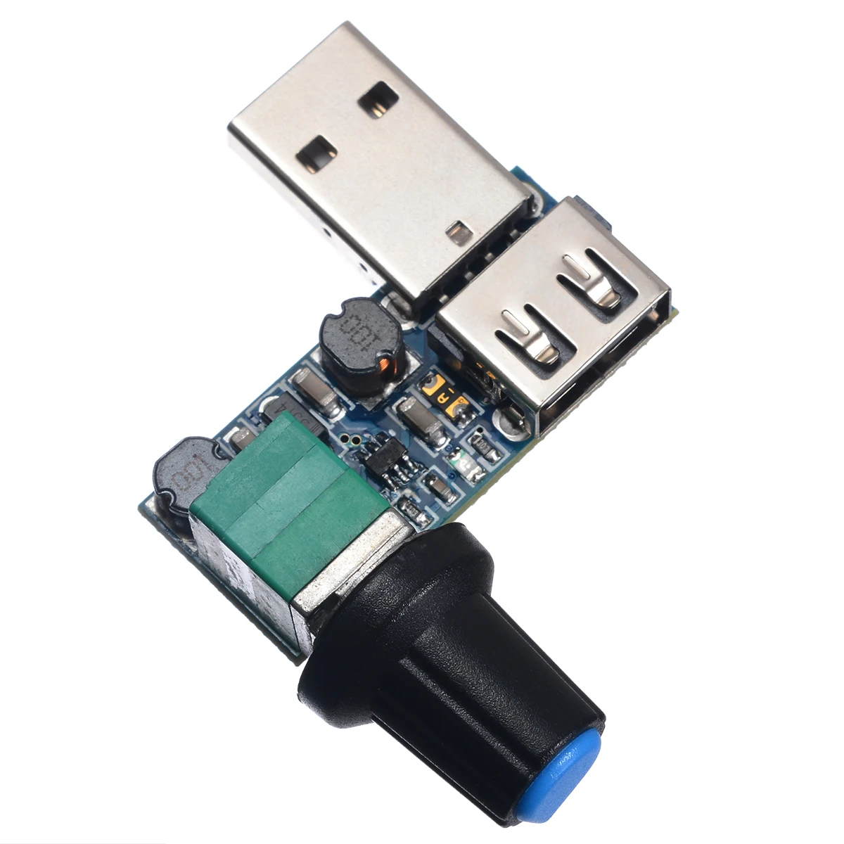 USB Fan Stepless Speed Controller Regulator Speed Variable Switch Module 1pc 