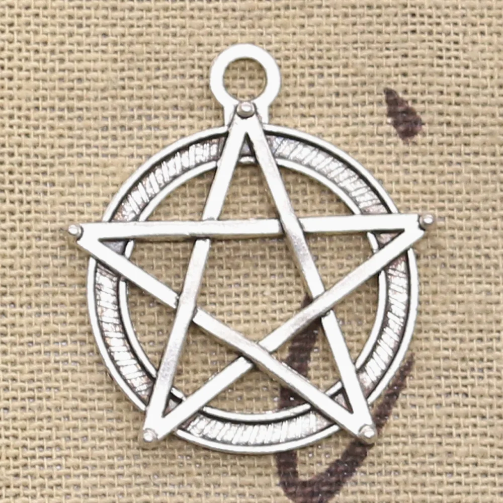 5pcs Charms star pentagram 31x27mm Antique Making pendant fit,Vintage Tibetan Silver,DIY bracelet necklace
5pcs Charms star pentagram 31x27mm Antique Making pendant fit,Vintage Tibetan Silver,DIY bracelet necklace