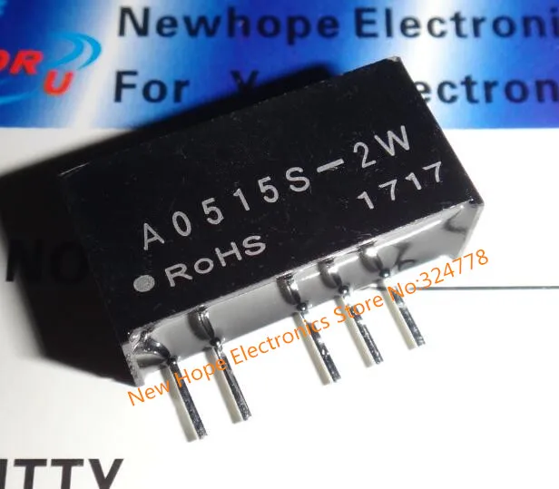 DC-DC A0515S-2W A0515S SIP5 NEW Boost power supply 5V turn Positive and negative 15V Isolated Power
DC-DC A0515S-2W A0515S SIP5 NEW Boost power supply 5V turn Positive and negative 15V Isolated Power