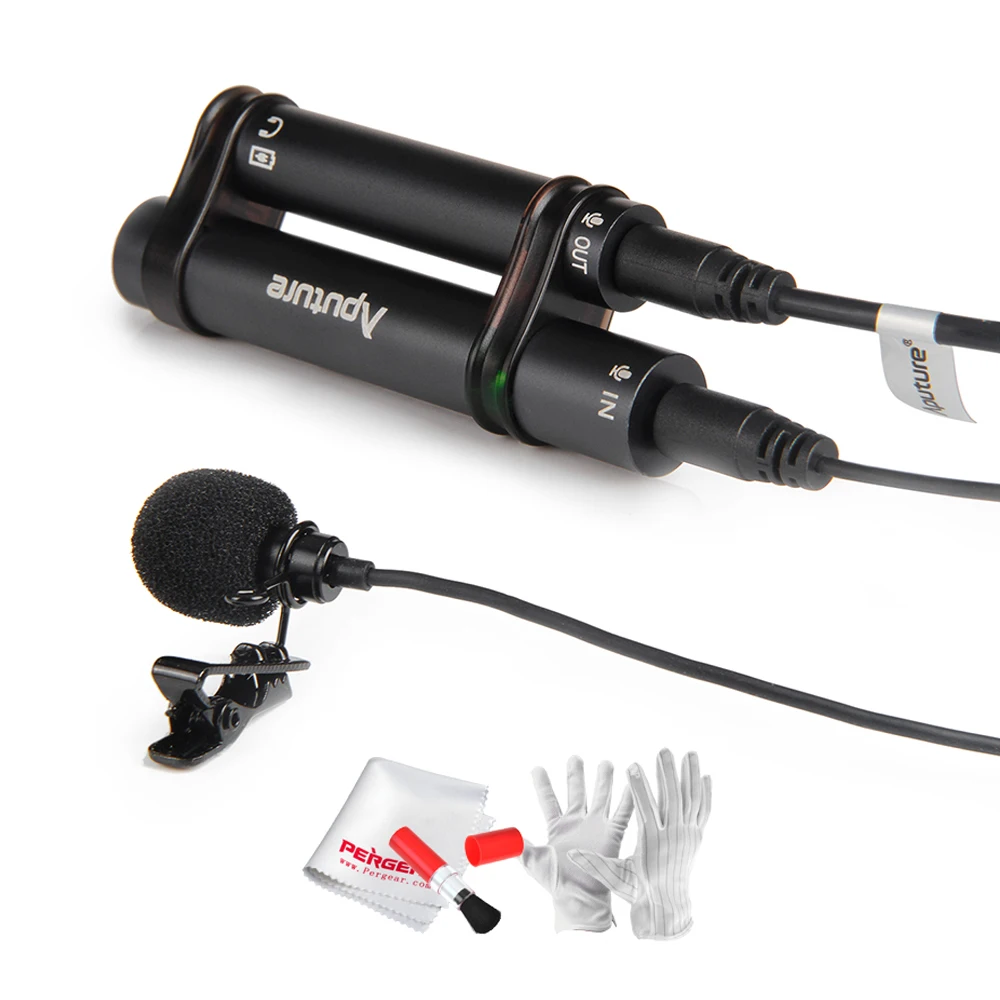 Image Original Aputure A.lav Lavalier Microphone Omnidirectional Condenser Mic for Mobile Phone Pad and other Recorder Equipments