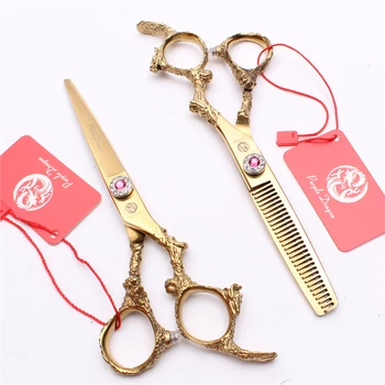 Z9005 6" 17.5cm Japan Purple Dragon Gold Hairdressing Scissors Cutting Shears Thinning Scissors Dragon Handle Hair Scissors Kit
Z9005 6" 17.5cm Japan Purple Dragon Gold Hairdressing Scissors Cutting Shears Thinning Scissors Dragon Handle Hair Scissors Kit