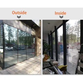SUNICE One Way Vision Mirrored Film Silver Solar Tint Film Sunscreen Glass Foils Privacy,Heat Insulation Home Office Hallway
SUNICE One Way Vision Mirrored Film Silver Solar Tint Film Sunscreen Glass Foils Privacy,Heat Insulation Home Office Hallway