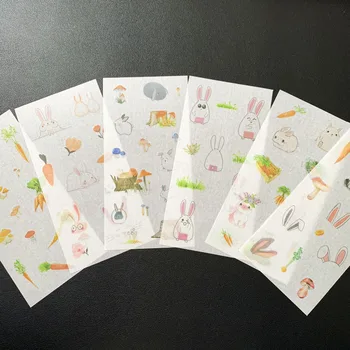 6 Sheets /Pack Cute Rabbit & Carrot Decorative Stickers DIY Craft Scrapbooking Sticker Album Notebook Decor Stick Label
6 Sheets /Pack Cute Rabbit & Carrot Decorative Stickers DIY Craft Scrapbooking Sticker Album Notebook Decor Stick Label
