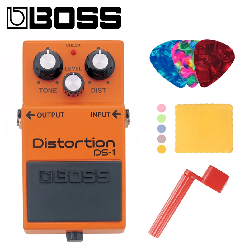 Педаль искажения BOSS DS-1, педаль эффектов искажения для гитары, баса, клавиатуры с искажениями, уровнем и регулятором тона
Педаль искажения BOSS DS-1, педаль эффектов искажения для гитары, баса, клавиатуры с искажениями, уровнем и регулятором тона