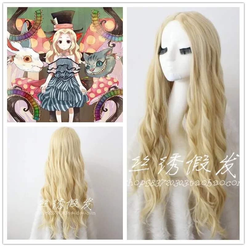 Halloween Alice in Wonderland women The White Queen Wig Long Wavy Cosplay Light blonde Wig stage role play Wig Costumes
Halloween Alice in Wonderland women The White Queen Wig Long Wavy Cosplay Light blonde Wig stage role play Wig Costumes