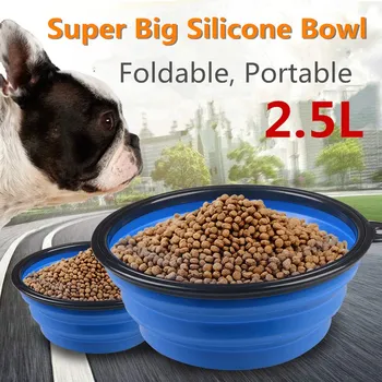 C06 New 2.5L Large Pet Dog Silicone Bowl Folding Feeding Bowl Water Dish Portable Big size Travel Bowls for Labrador Alaska
C06 New 2.5L Large Pet Dog Silicone Bowl Folding Feeding Bowl Water Dish Portable Big size Travel Bowls for Labrador Alaska