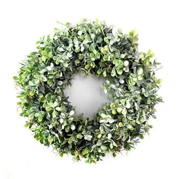 Artificial Green Leaf Wreath Garland for Wedding Decoration DIY Wreath Flowers Home Garden Door Wall Window Hanging Floral
Artificial Green Leaf Wreath Garland for Wedding Decoration DIY Wreath Flowers Home Garden Door Wall Window Hanging Floral