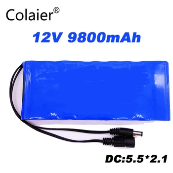 Colaier 12V 9800mAh 18650 DC 12.6V Super Rechargeable Pack EU/US plug adaptor for CCTV camera video Battery Portable 
Colaier 12V 9800mAh 18650 DC 12.6V Super Rechargeable Pack EU/US plug adaptor for CCTV camera video Battery Portable