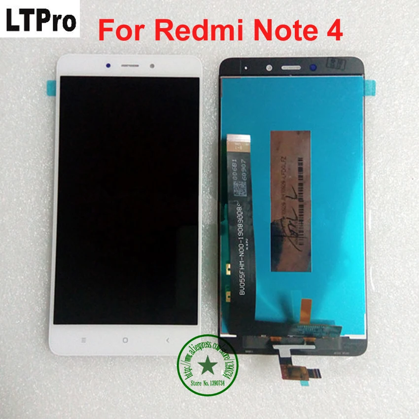 LTPro 5.5" Sensor LCD Display Touch Panel Screen Digitizer Assembly For Xiaomi Redmi note 4 / Hongmi Note 4/ note4 mtk helio
LTPro 5.5" Sensor LCD Display Touch Panel Screen Digitizer Assembly For Xiaomi Redmi note 4 / Hongmi Note 4/ note4 mtk helio