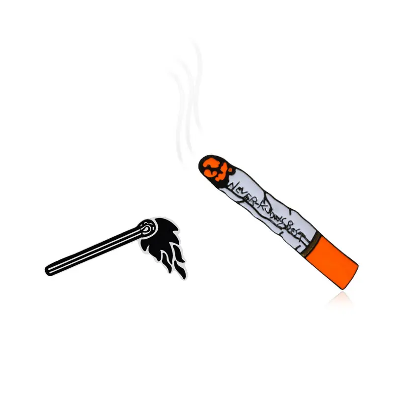Punk Men Brooch Pins Woman Jewelry Cartoon Icon Cigarette matches Mustache Badge Metal Enamel Lapel Pin Bag hat Shirt Accessorie
Punk Men Brooch Pins Woman Jewelry Cartoon Icon Cigarette matches Mustache Badge Metal Enamel Lapel Pin Bag hat Shirt Accessorie