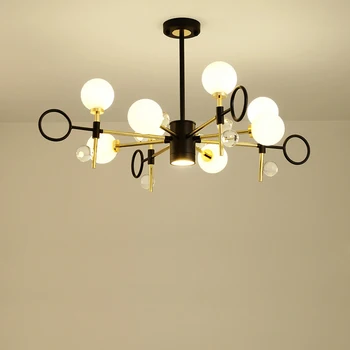 g4 led Postmodern Iron Glass Black White Lustre Chandelier Lighting Suspension Luminaire Lampen For Foyer
g4 led Postmodern Iron Glass Black White Lustre Chandelier Lighting Suspension Luminaire Lampen For Foyer