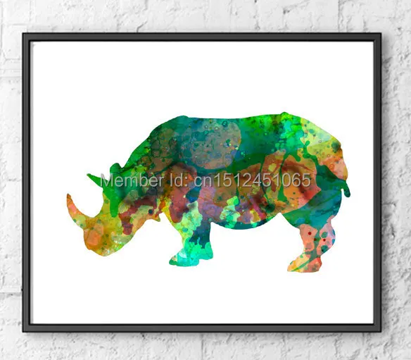 New kids children living room bedroom home wall art decor abstract colorful Rhino wall art picture animal printed painting print
New kids children living room bedroom home wall art decor abstract colorful Rhino wall art picture animal printed painting print