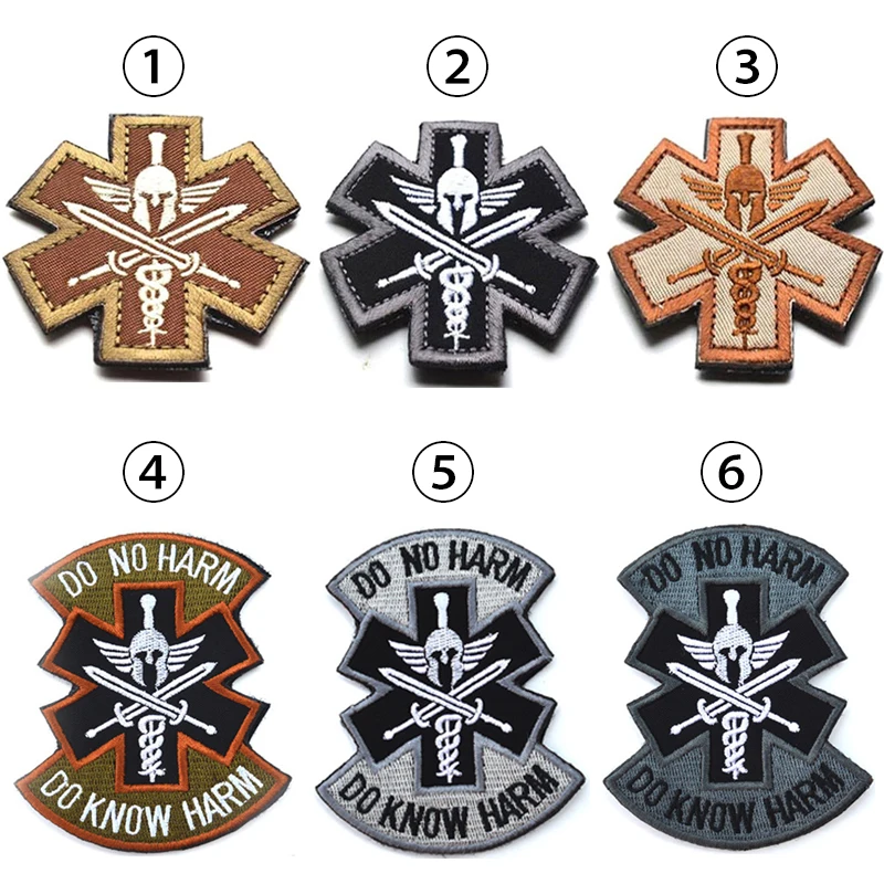 3D Spartan Medic U.S. Army Tactical Combat Badge Do Know No Harm Embroidered Patch Military Morale Badge Armband Cloth Badges
3D Spartan Medic U.S. Army Tactical Combat Badge Do Know No Harm Embroidered Patch Military Morale Badge Armband Cloth Badges